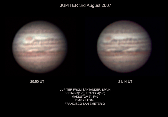 Júpiter - agosto 2007