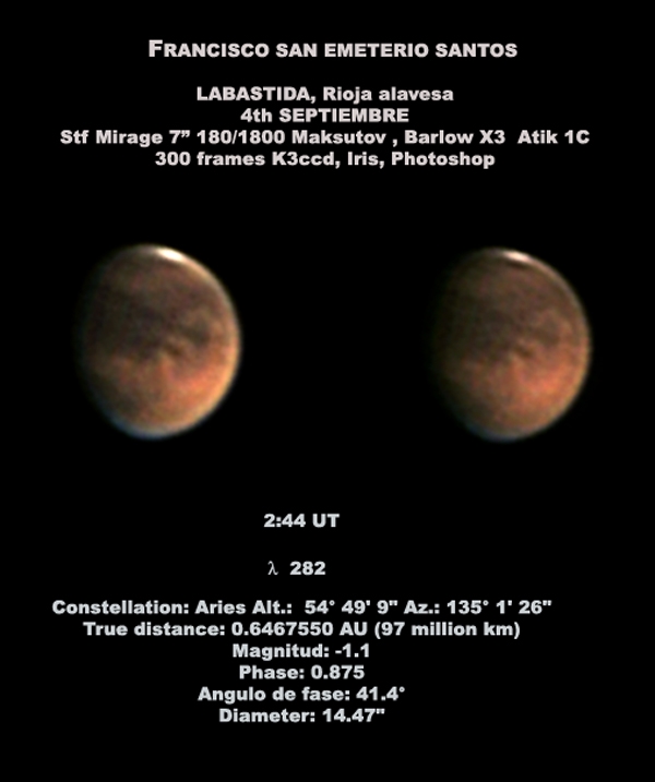 Marte - septiembre 2005